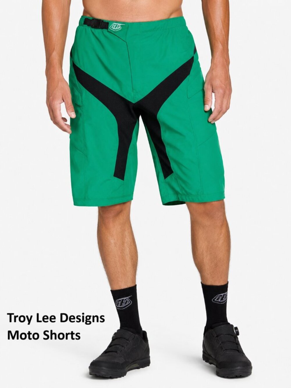 Troy Lee Designs Moto Shorts Men's 38 Green MTB BMX Motocross Riding